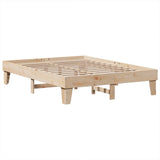 Bed Frame without Mattress 140x190 cm Solid Wood Pine 3308855