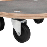 Transport Trolleys 2 pcs Round 38x11.5 cm 154892