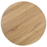Bistro Table Light Brown 50 cm MDF 286417