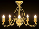Chandelier E14 Metal Gold 52 x 47 cm 42053777