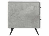 Bedside Cabinet 2 pcs Concrete Grey 43 x 34.5 x 47.5 cm 895452