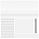 Welded Wire Fence 100 x 1.2 m Hot-Dip Galvanised Steel 3337074