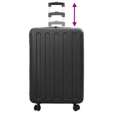 Suitcase Folding with Lock Black 50 x 30 x 76 cm ABS Plastic 42006228
