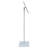 Pedestal Poster Stand 32 x 27 x 119 cm Cast Iron Silver 42030064