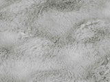 Anti-Slip Faux Rabbit Fur Blanket Olite Grey 150 x 220 cm 42021810