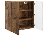 Wall-Mounted Cabinet Old Wood 66 x 34.5 x 90 cm Engineered Wood 898403