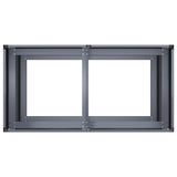 Planter Anthracite 80x40x80 cm Cold-rolled Steel 860712