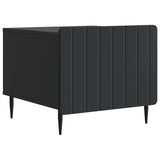 Coffee Table with Drawer Black 49 x 50 x 42 cm Engineered Wood 894506