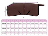 Horse Blanket Full Dark Brown 85 cm Polyester 42013198