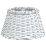 Ceiling Lamp Shade White 50x30 cm Wicker 364371