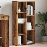 Book Cabinet Old Wood 50x25x104 cm 855964
