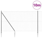 Welded Wire Fence with Spikes 10 x 1.5 m 3350656