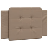 Bed Frame without Mattress "Zadar" Cappuccino 90x190 cm Single Faux Leather 3208153