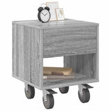 Bedside Table Grey Sonoma 40.5 x 40 x 48 cm Engineered Wood 891066