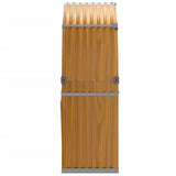 Log Holder Wood Look 120x45x140 cm Galvanised Steel 364581