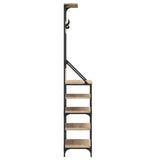 Clothes Rack with Shoe Storage Sonoma Oak 70x34x184 cm 837873