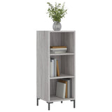 Sideboard Grey Sonoma 34.5x32.5x90 cm Engineered Wood 828738