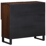 Sideboard Brown 80x34x75 cm Solid Wood Mango 377571
