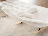 Rocking Chair Rocker Chair Single Recliner Casual Lounger Lounge Chair Cushion for Living Room N605P181515W