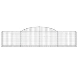 Arched Gabion Baskets 13 pcs 300x30x60/80 cm Galvanised Iron 3146496