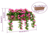 Artificial Flowers Purple Red 55 x 20 x 55 cm PE and Steel 42042384