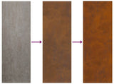Garden Privacy Screen Rusty 32 x 140 cm Weathering Steel 876223