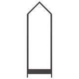 Firewood Rack Black 40x25x120 cm Cold-rolled steel 864299