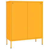 Drawer Cabinet Mustard Yellow Steel Medium Ball-Bearing 336146