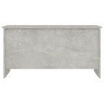 Coffee Table Concrete Grey 102x55.5x52.5 cm Engineered Wood 809669