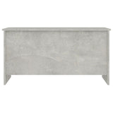Coffee Table Concrete Grey 102x55.5x52.5 cm Engineered Wood 809669