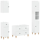 4 Piece Bathroom Cabinet Set ALKMAAR High Gloss White 3417913