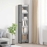 Book Cabinet Grey Sonoma 40 x 30 x 189.5 cm Engineered Wood 886381