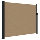 ZNTS Retractable Side Awning Taupe 160x600 cm 4004529