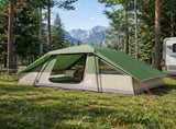 Family Tent with Rainfly Water-resistant Green 10-Person 42042198