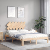 Bed Frame without Mattress 120x200 cm Solid Wood Pine 3193721