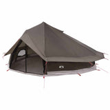 Tipi Tent Brown Grey 800 x 800 x 430 cm Polyester and Steel 42029021