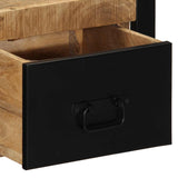 Bedside Cabinet 40x35x25 cm Solid Rough Wood Mango 4015945