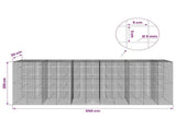 Gabion with 5 mm Wire and 5x5 cm Mesh 550x30x200 cm 3464213