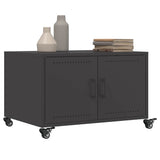 Coffee Table Black 68x50x43.5 cm Steel 846686