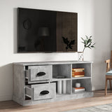 TV Cabinet Concrete Grey 102x35.5x47.5 cm Engineered Wood 816180