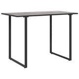 Garden Table Grey 100 x 55 x 70 cm Wood 42007553