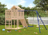 Outdoor Playset Pine Wood Solid pine wood Large Outdoor Playset 3156877