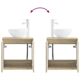 Bathroom Furniture Set 2 pcs Sonoma Oak Engineered Wood 3404026