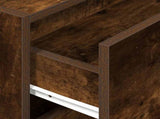 Cabinet with 2 Drawers Smoked Oak 60x31x40 cm Engineered Wood 858829