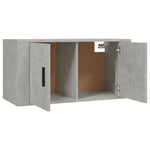2 Piece TV Cabinet Set Concrete Grey Engineered Wood 3188410