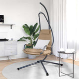 Hanging Egg Chair Folding Taupe 94 x 107 x 196.5 cm Steel 42003853