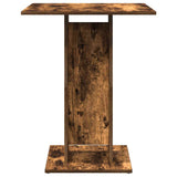 Bistro Table Smoked Oak 60x60x75 cm Engineered Wood 815102