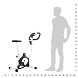 Exercise Bike with Belt Resistance Black 92009
