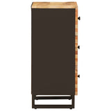 Side Cabinet with Drawer Brown 40 x 33 x 75 cm Solid Mango Wood 4018319