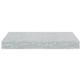 Floating Wall Shelves 4 pcs Concrete Grey 40x23x3.8 cm MDF 326593